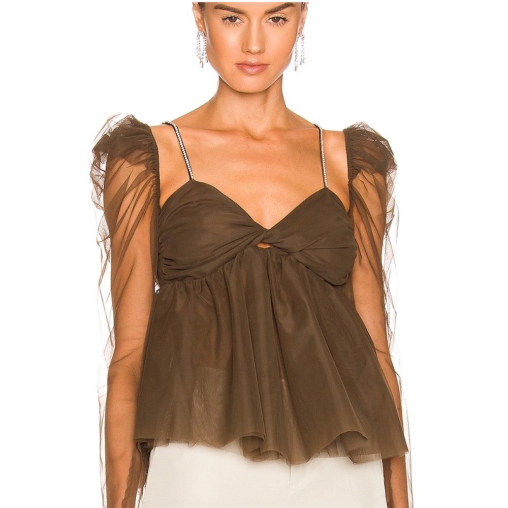 The Bar Jules Top Espresso Brown-S
